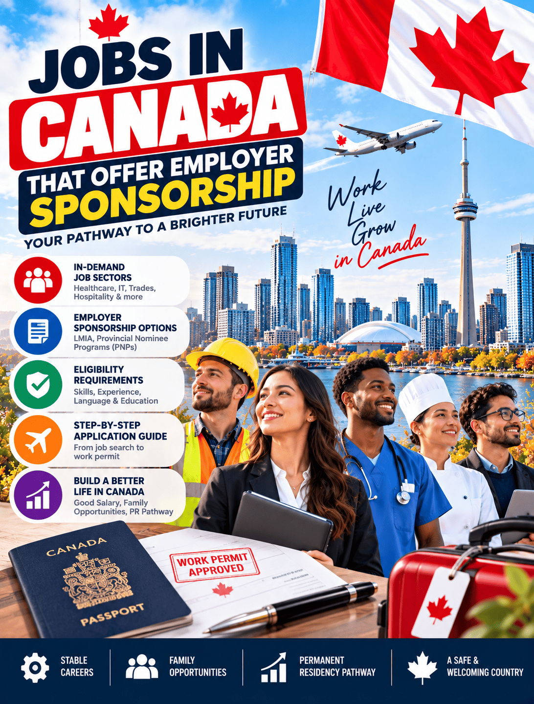 Jobs in Canada That Offer Employer Sponsorship