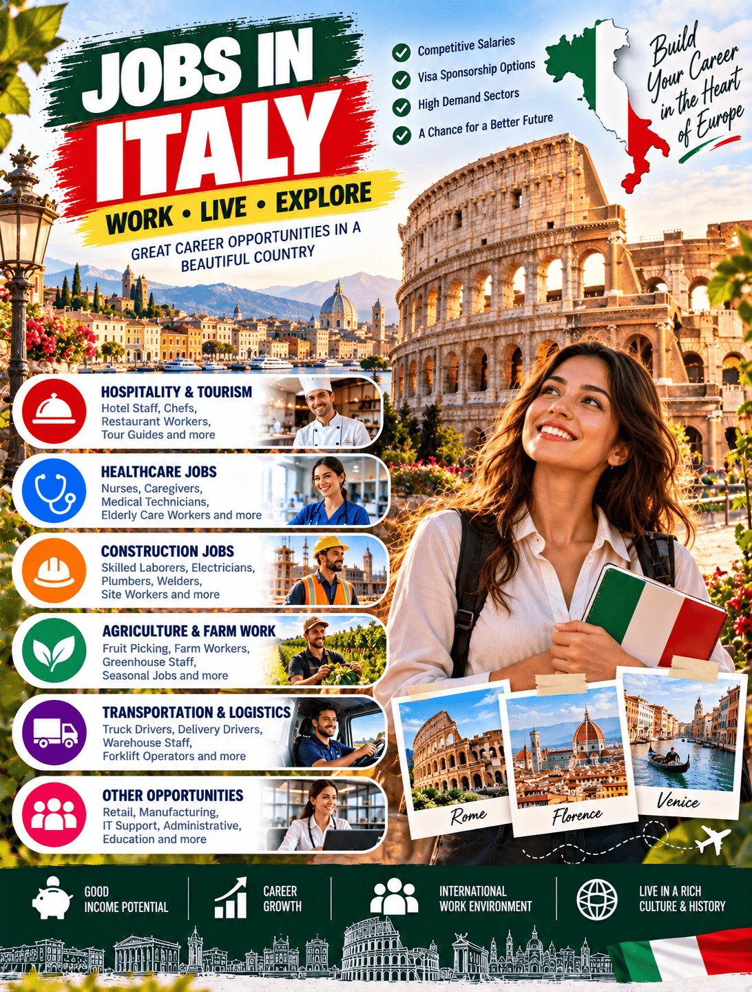 Jobs in Italy: Best Opportunities, In-Demand Careers, Salaries and How to Find Work in 2026