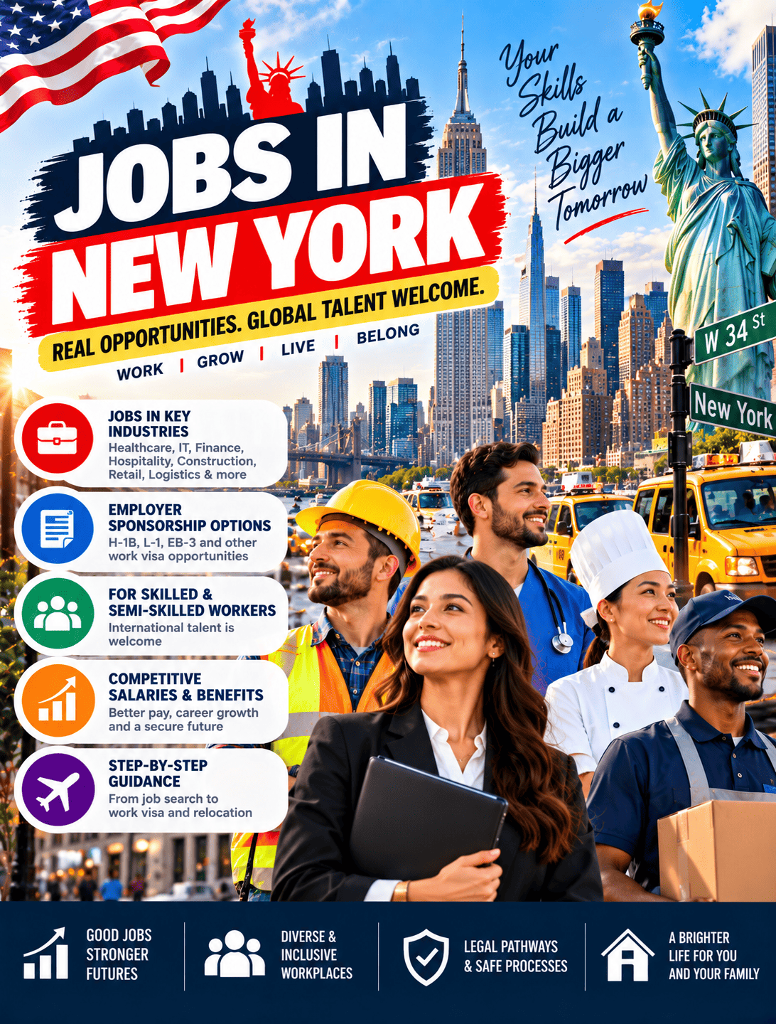 Jobs in New York: Best Opportunities, Job Search Tips, Salaries and Requirements