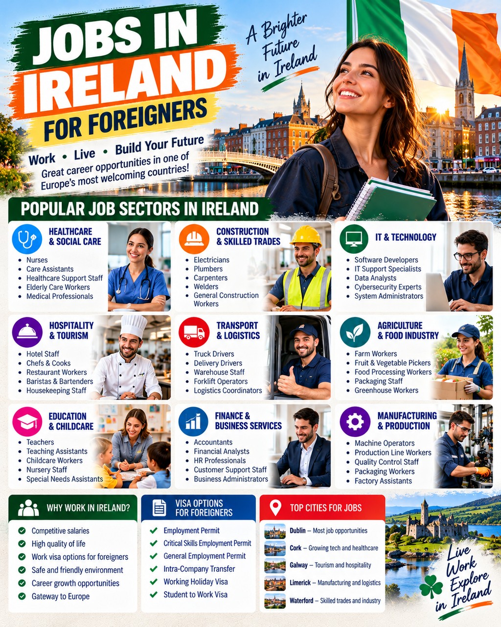 Jobs in Ireland: Opportunities, High-Demand Careers, Salaries and How to Find Work in 2026